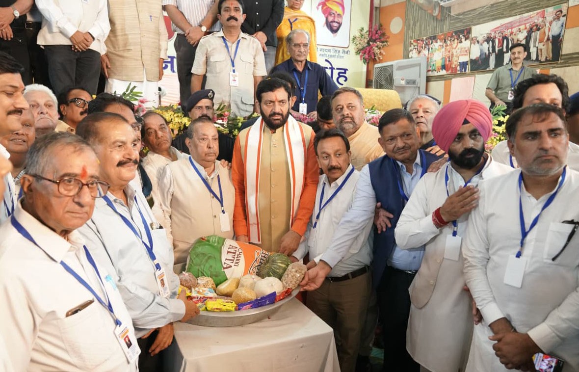 Ludhiana.: लुधियाना में 346वें मासिक विधवा राशन एवं सहायता वितरण समारोह में शामिल हुए मुख्यमंत्री नायब सिंह सैनी