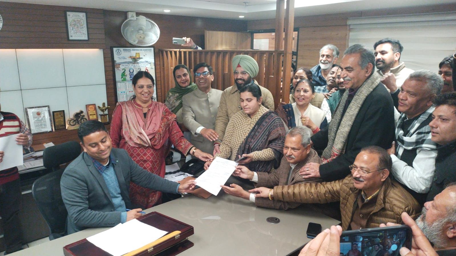 भाजपा ने दिखाई संगठन की ताकत, मेयर-सीनियर डिप्टी मेयर-डिप्टी मेयर प्रत्याशी घोषित