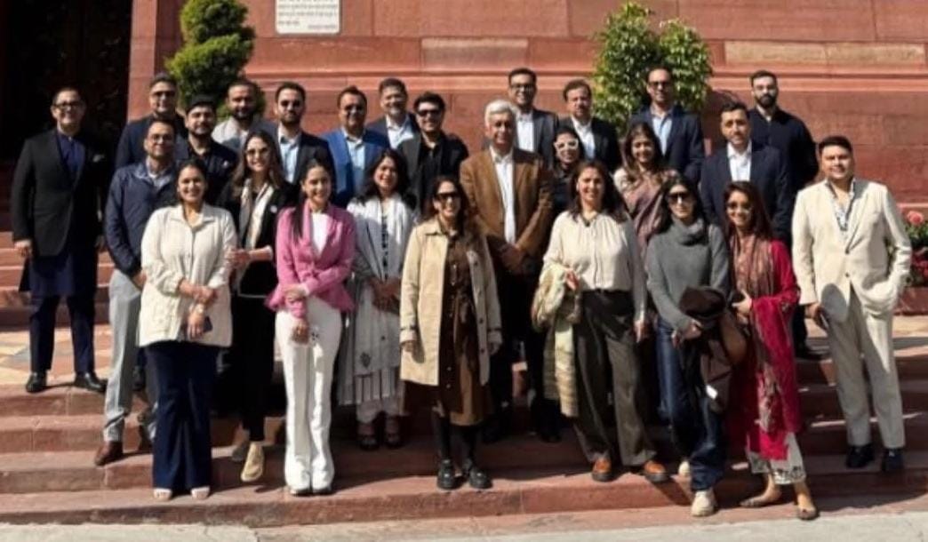 YPO पंजाब के नेतृत्व में उद्यमियों का संसद भवन दौरा, नीति-निर्माण को करीब से समझने का मिला अवसर