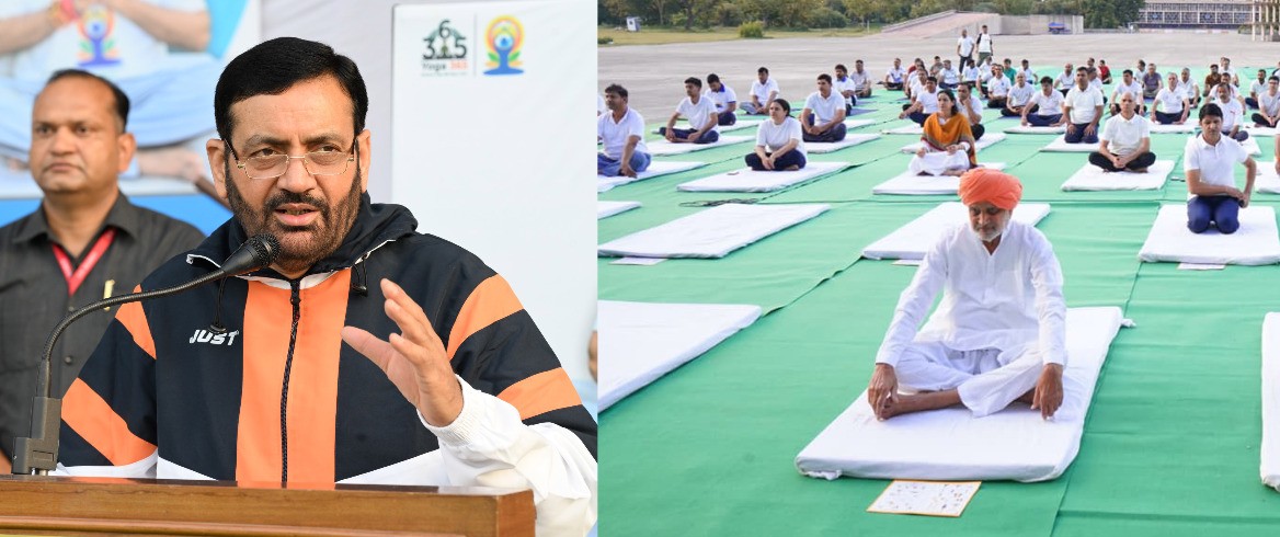 Chandigarh: मुख्यमंत्री श्री नायब सिंह सैनी ने विस अध्यक्ष के साथ विस परिसर में किया योग प्रोटोकॉल का अभ्यास