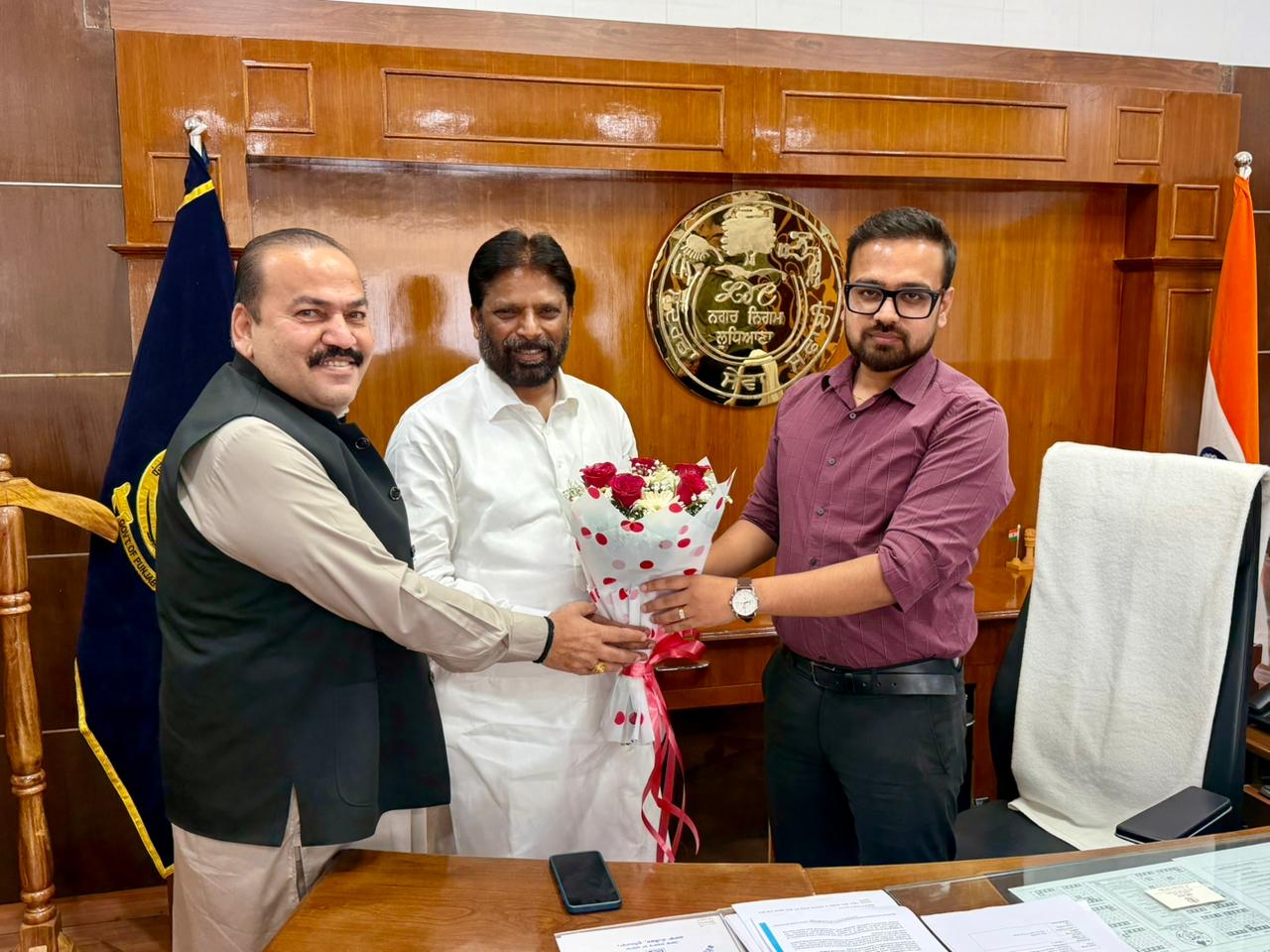 Ludhiana: कर्मचारियों की समस्याओं को लेकर प्रतिनिधिमंडल ने निगम कमिश्नर से की बैठक