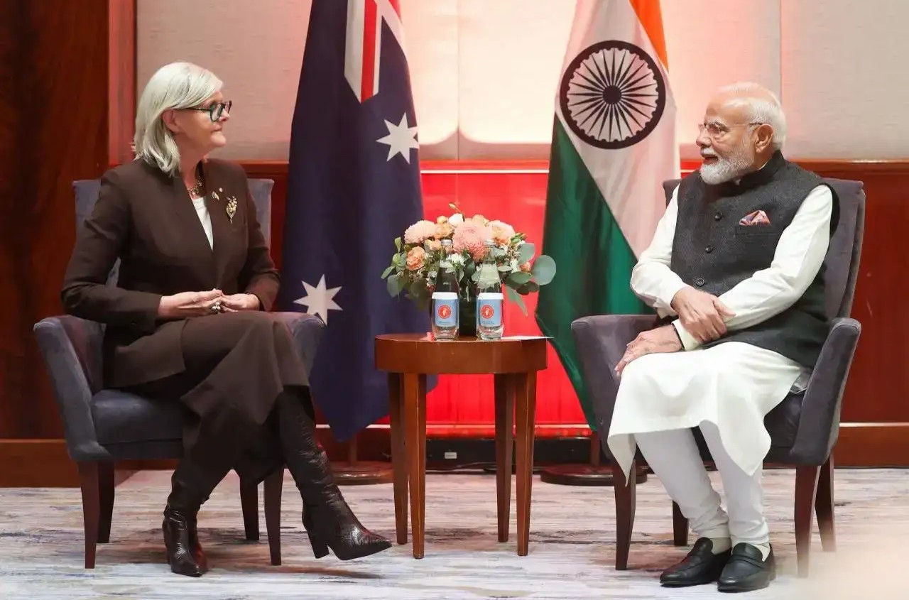 Melbourne: मोदी और ऑस्ट्रेलिया की गवर्नर जनरल सैम मोस्टिन की मुलाकात, व्यापार-शिक्षा और खेल सहयोग बढ़ाने पर सहमति